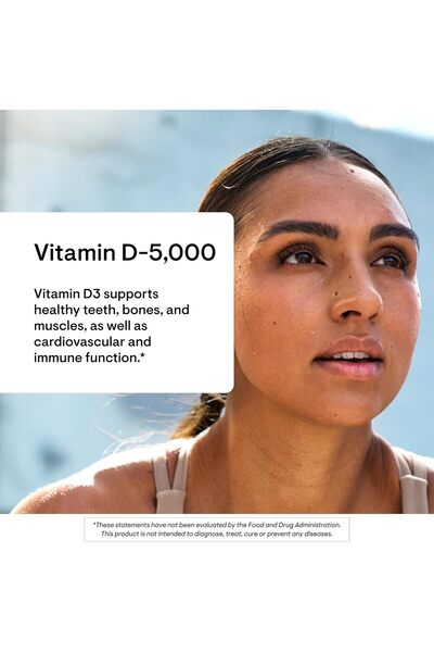 Thorne Vitamin D-5000 - Vitamin D3 Supplement - 5,000 IU - 60 Capsules