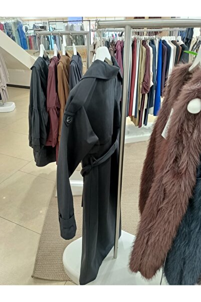 Soul Düğmeli Kruvaze Trençkot 32403