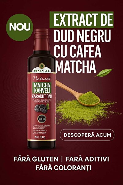 Mesirişifa EXTRACT de dud negru cu cafea matcha detoxifiant antioxidant 700gr