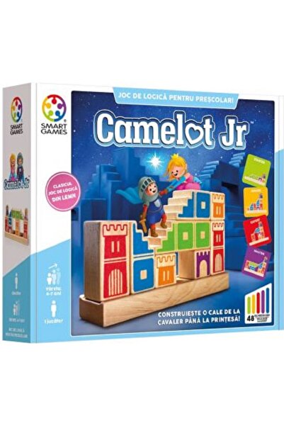 Smart Games Camelot Jr – Wooden logic game with 48 challenges
