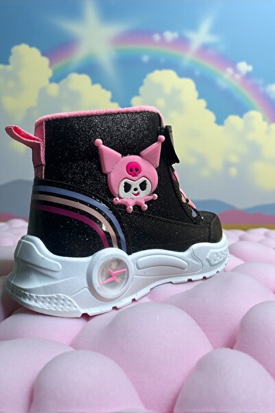 Altın Adım KIŞLIK LABUBU MOTİFLİ IŞIKLI ANATOMİK TABAN KIZ ÇOCUK BOT