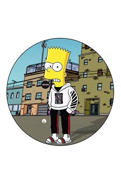 Generic RKN Simpsons Printed Fridge Magnet Multicolour