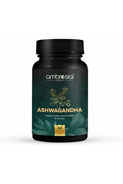 Himalaya Ambrosial Ashwagandha Capsules 500 mg per Capsule - 60 Capsules (Pack of 1)