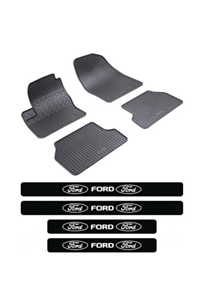 Rigum Covorașe Ford Focus II Sedan (2004–02.2011) cu set de 4 autocolante pen...