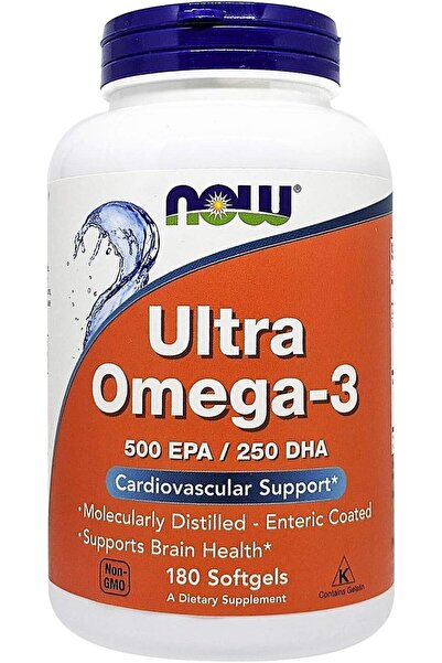 Now Foods Ultra Omega 3 Fish Oil - 180 Soft Gel Capsules