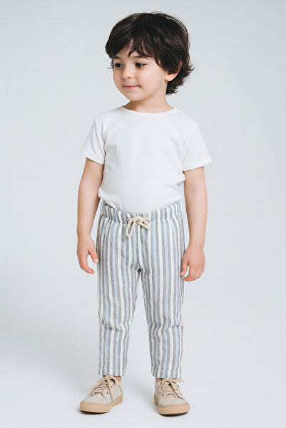 tinytrends Baby Boy & Child Striped 100% Cotton Muslin Pants
