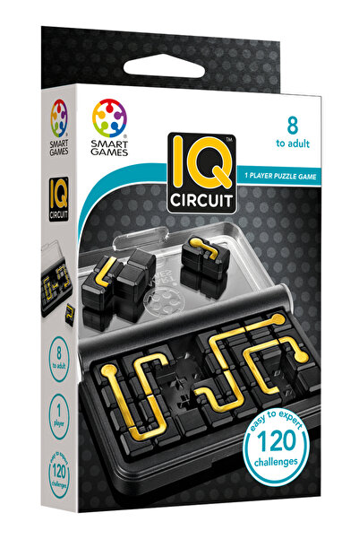 Smart Games IQ Circuit logic game with 120 challenges (Romanian edition)