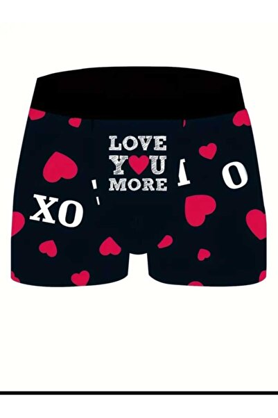 Butik Love Yazılı Boxer