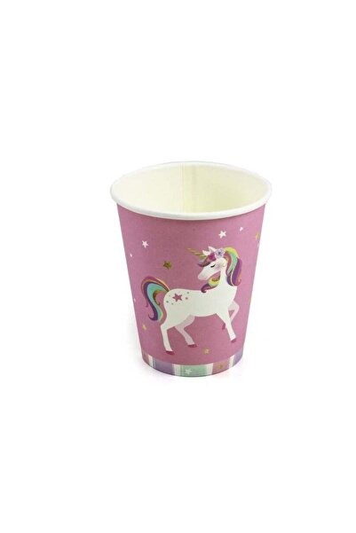 Generic PARTY FUN Unicorn Paper Cups Enchanting 9oz Cups for Magical Celebrations 6pcs