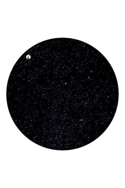 Generic Starry Sky Printed Fridge Magnet Black/White 5.5cm