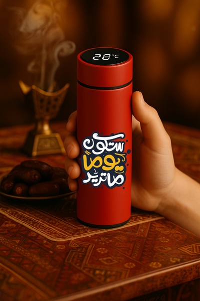 BSE Smart thermal flask | “You will be what you want to be someday” design ☕⚡ | 500ml digital touchscreen