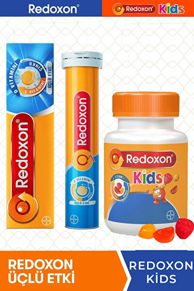 Bayer Redokson 3'lü Etkili 15 Efervesan Tablet Redokson Kids 60 Tablet