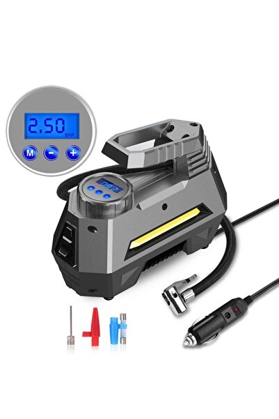 Hihonor Portable Air Compressor Tire Inflator Car Tire Pump With Digital Pressure Gauge (150 Psi 12V
