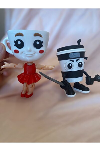 Eta3d Mega Boy 2-Piece Set Ballerina Cappuccino Red Ballerina Assascino Brainrot Family