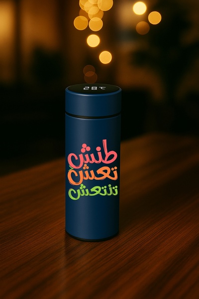 BSE Smart thermal water bottle | "Ignore and live refreshed" design ☕🔥 | Touchscreen temperature display | 500ml