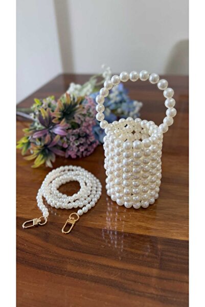 BagsMadame Ειδικής σχεδίασης τσάντα χειρός με μαργαριταρένιες χάντρες, χειροπ...