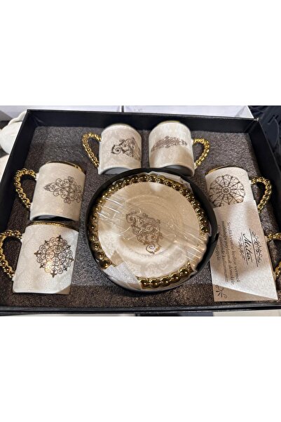 LİLA HOME Bead Detailed Coffee Cup Set