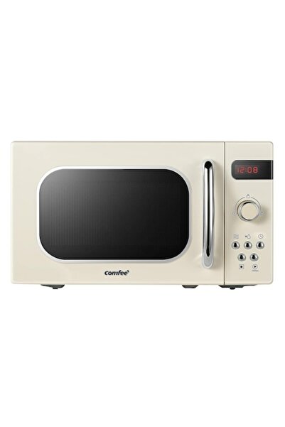 Comfee Microwave Oven, 20 L, Digital, 8 Automatic Programs, Vintage Design, 800W, Cream
