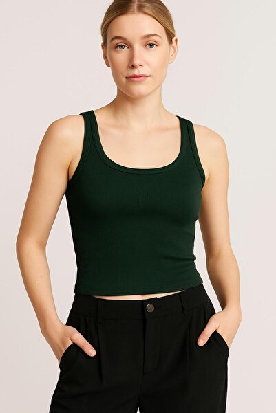 Ferte Women's Ribbed Basic T-Shirt