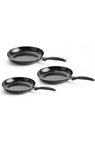 Vitaverde Set de 3 tigăi Expert (20/24/28 cm) - antiaderente, compatibile cu ...