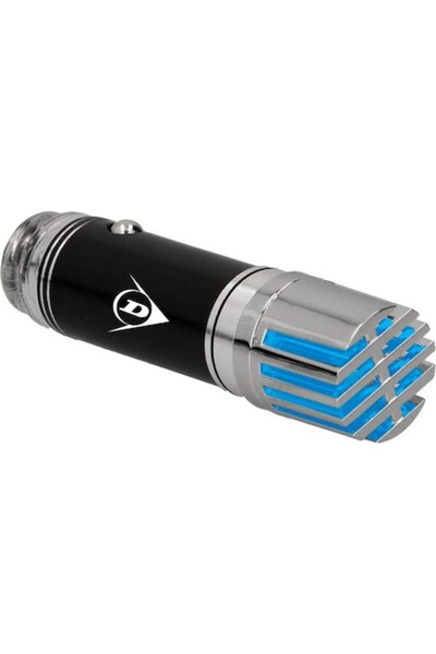 DUNLOP Purificator/odorant de aer auto - 12V cu LED, îndepărtează praful, fum...