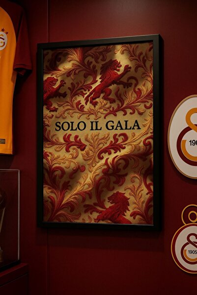 BuzzDesigns SOLO IL GALA Tablosu (Çerçeveli)
