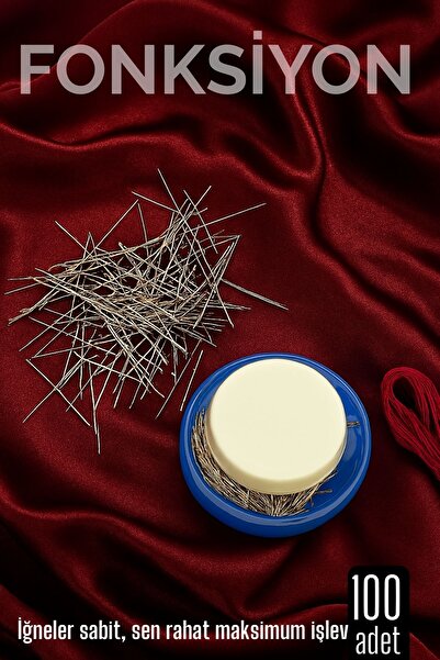 Transformacion 100'lü Süngerli Yuvarlak Kutulu Dikiş İğnesi – Pratik Saklama ...