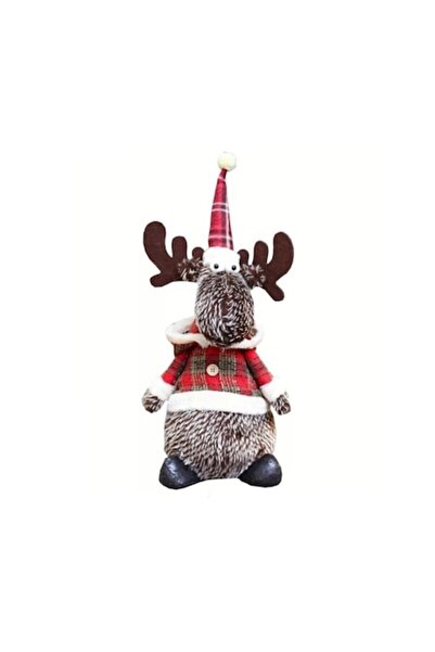 OEM Decorațiune de Crăciun cu ren, model cu jachetă de iarnă, 40 cm