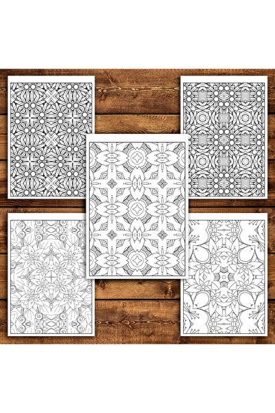 Legendary Gifts Painting book, 50 illustrations Mandalas Fluid Designs