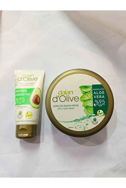 Dalan D' OLİVE ORGANİK ALOVERA ETKİLİ 250 ML KREM VE 60 ML AVAKADO YAĞI KREM