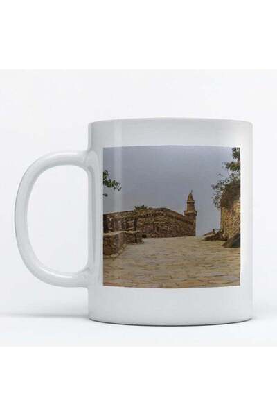 Generic Atiq Old Mosque Printed Mug White/Blue/Green