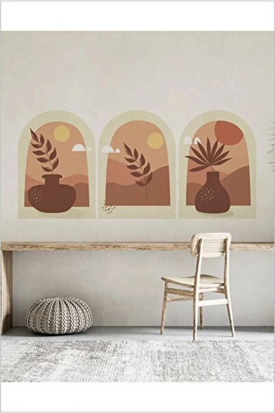 WALLHUMAN Absürt Yapraklar Çocuk Odası Duvar Stickerı