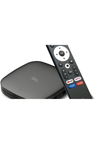 JBQ Android TV Box 4K 60FPS High Performance, Dual-Band WiFi 2.4G/5G, 2GB RAM