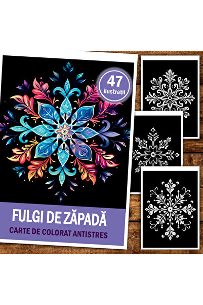 Legendary Gifts Painting book, 47 illustrations Snowflakes