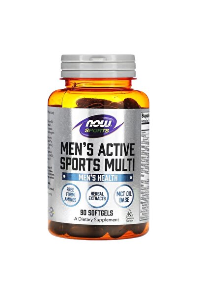 Now Foods Мъжки Актив Спортс Мулти 90 меки капсули -