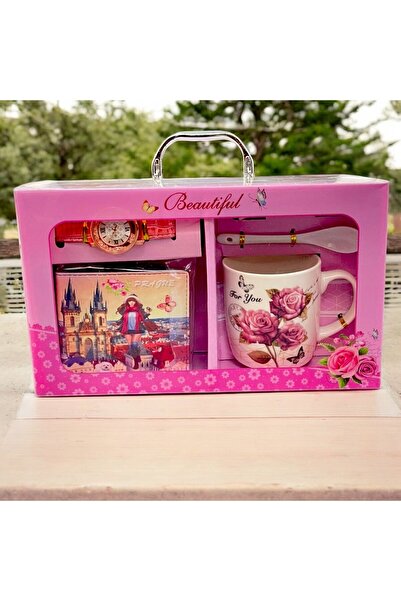 Issa Cană 9 cm cu capac, Lingură ceramică 13 cm, Ceas 18 cm, Portofel 9x21 cm...