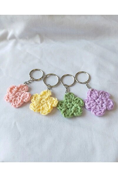 OBLİVİON Çiçek Amigurumi Anahtarlık - El Örgüsü Anahtarlık Hediye