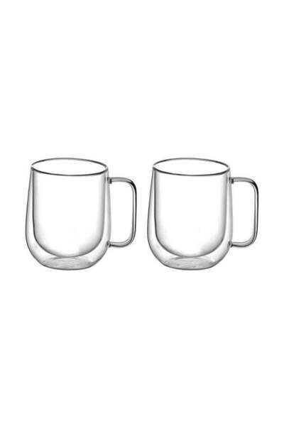 Generic 2-Piece Double Wall Glass Tumbler Set Clear