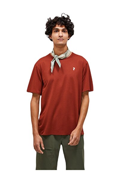 Peak Performance G79467030 M Trail SS تي شيرت رياضي للرجال باللون الأحمر