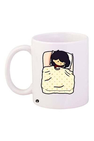 Generic BP Girl Printed Coffee Mug White/Black/Yellow