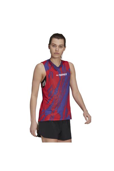 adidas Gj7677 W Agr Tank Women's Sports Tank Top Red