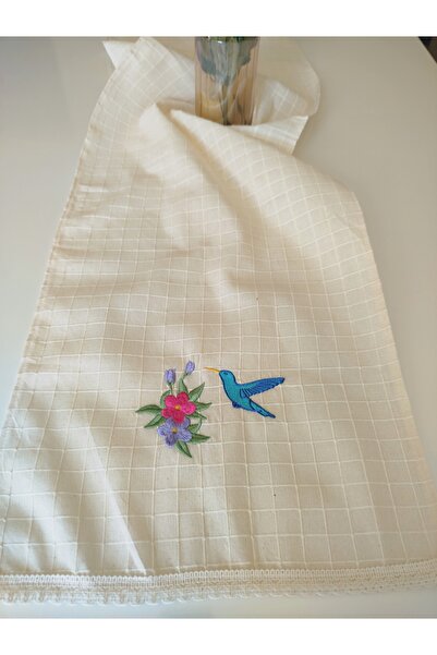 denizli hatırası Runner Buldan Monica din țesătură autentică brodată 40x145 cm