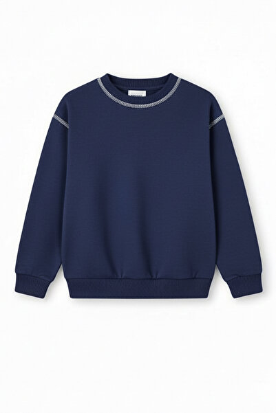 Colorinas Minky Baby 3 Thread Sweatshirt Basic Crew Neck Karyoka Stitched