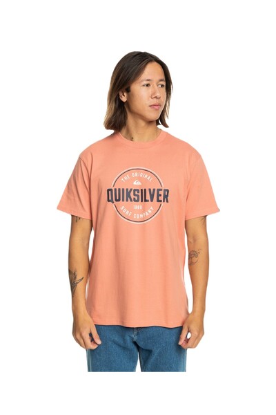 Quiksilver Eqyzt07680 Circle up Ss Men's T-Shirt Pink