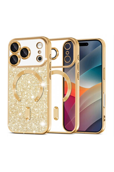 Techsuit Husa MagSafe pentru Apple iPhone 17 Pro, Techsuit, Luxury Glitter