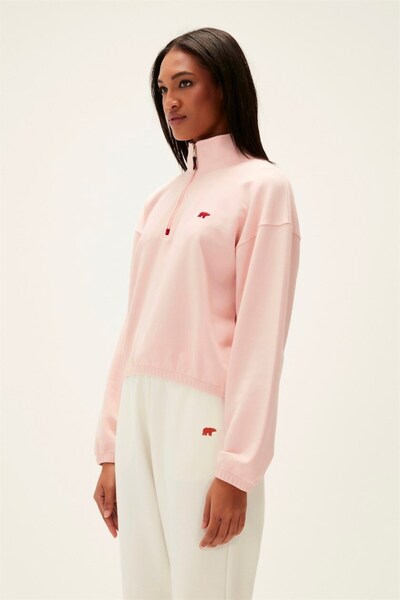 Bad Bear 22.04.12.004-C39 Scarlette Half Zip Women's Sweatshirt Pink