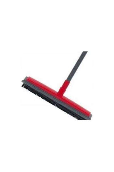 DİRT DEVIL Silicone broom, antistatic, telescopic handle 1.4 m - (Red/Black)