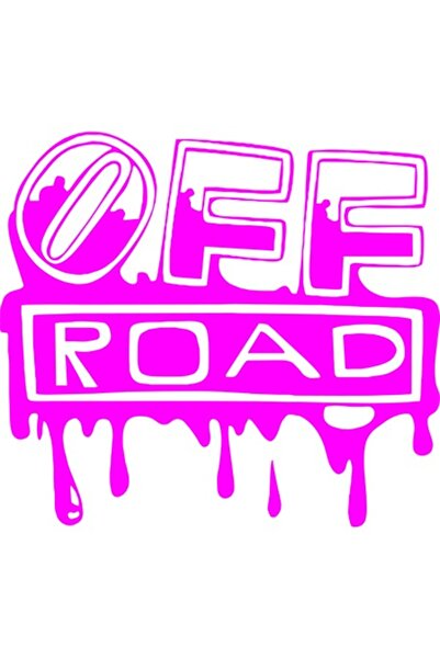 Oracal Sticker auto "Off road 4x4'', 20x18cm, roz