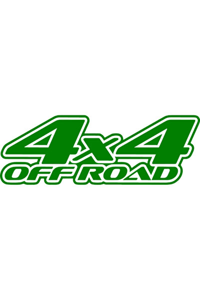 Oracal Sticker decorativ auto "4x4 off road'', 25x12cm, verde