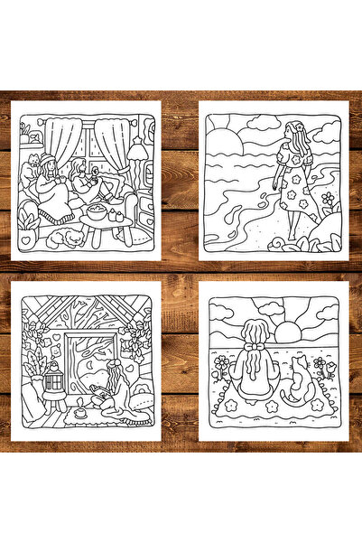 Legendary Gifts Painting book, 38 illustrations Moments of Calm